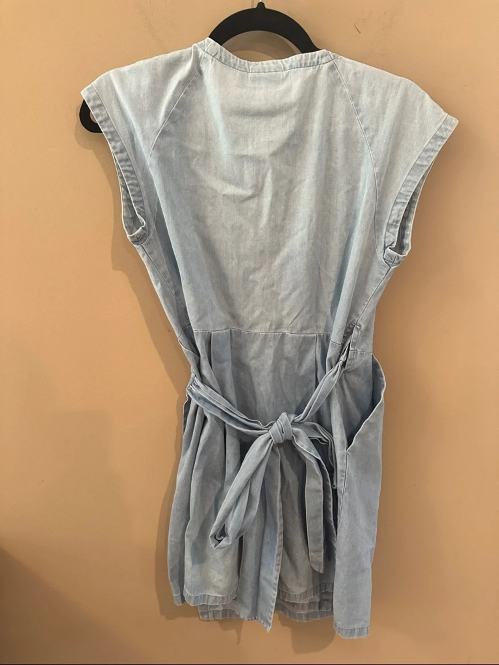 Kate Spade Saturday denim wrap dress XS